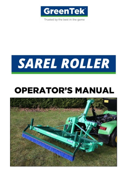 Sarel-Roller Operator's Manual