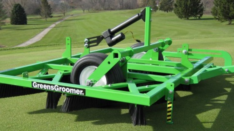 Greens Groomer in park position