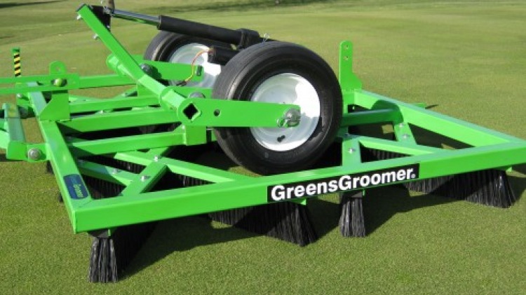 Greens Groomer on Golf Course